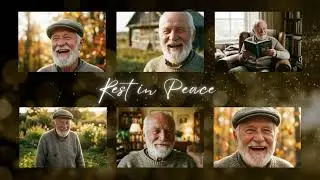 Funeral VDO template 1 -the Life Story Studio on Etsy