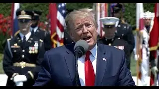FULL HONORS: President Trump gives IMPORTANT Speech at the Pentagon