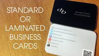 Standard Vs Laminated Business Cards