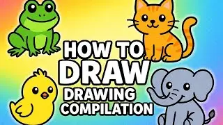 HOW TO DRAW drawing compilation: tiktok art drawing reels | easy drawings to draw