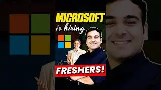Direct JOB in Microsoft [AI Engineer Role] 🥳🔥 #shorts