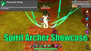 Spirit Archer Class Showcase | All Skills and Abilities | World Zero
