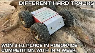 Hard Track Roborace event in 3 colleges won 1st price in all of the colleges #viralvideo