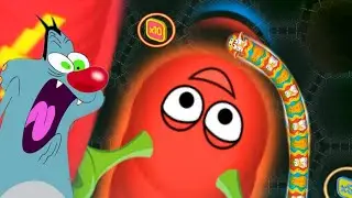 Wormate.io OGGY and JACK Play snake game Android iOS