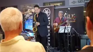 The most expensive Gold Plated Yamaha Tenor Sax played George Shelby