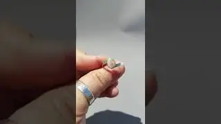 Black opal ring / Lighting Ridge opal / natural opal / 22k gold ring / opal jewelry / red opal