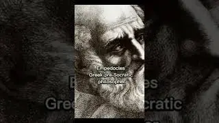 #Empedocles #reek pre-Socratic philosophercosmogonic theory of the four classical elements#Shorts