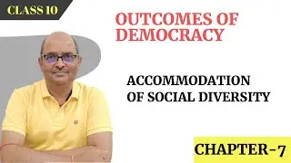 Accommodation of social diversity | Outcomes of Democracy |Civics| Class 10 @SoSimpleTutorial
