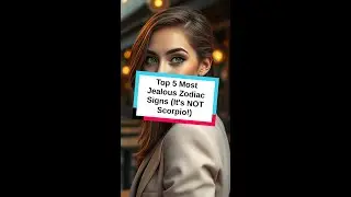 Top 5 Most Jealous Zodiac Signs (It's NOT Scorpio!) #Zodiac #shorts