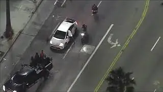 #BlackLivesMatter chase down and attack driver who doesnt stop at their illegal checkpoint