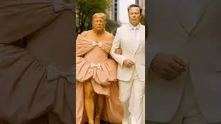 Trump & Elon Musk Amazing  Dance parody, #shorts #funny #politicalsatire #trump #memes