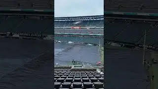 Stadium Crew at Lincoln Financial Field Removes the Tarp for Sunday Night Football #shorts