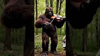 Bigfoot Spotted Creeping Through the Forest!