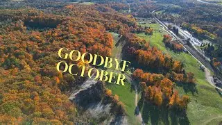 Drone video fall colours Ontario