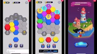 Hexa Sort (IOS Gameplay) Fast Forward 1.1