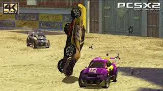 Destruction Derby Arenas - PS2 Gameplay UHD 4k 2160p (PCSX2)