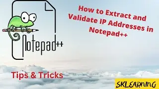 How to Validate or Extract IP Addresses in Notepad++