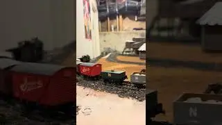 00 scale j26 pulling a mixed freight train  #ooscale