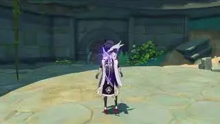 Genshin Impact 2.1 - Kujou Sara attack & skills animations