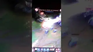 Elementalist lux Ice  Pentakill one shot (vs bots)