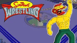 The Simpsons Wrestling New Challenger Circuit with Groundskeeper Willie