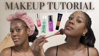 BEGINNER MAKEUP TUTORIAL💄 *detailed* everyday soft glam + like it's 2016✨ Thando Sithole