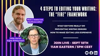 4 Steps to Editing Your Writing: The FIRE Framework