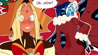 Kiss For Good Cheer 💋┃Pure Vanilla x Shadow Milk (ShadowVanilla)┃Cookie Run Kingdom Comic Dub