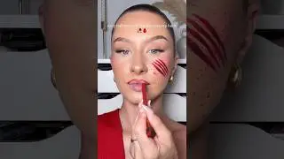 Halloween scratches makeup idea. Easy makeup idea for Halloween. #halloween #halloweenmakeup #shorts