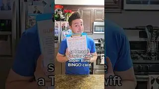 TAYLOR SWIFT Super Bowl BINGO!! #shorts 💁🏼&zwj;♀️😅