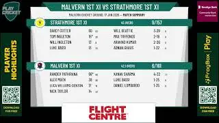 Malvern 1st XI v Strathmore 1st XI