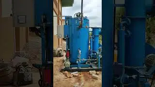 oil Fired boiler!! Steam Boiler working and installation!!  oil fired coil type boiler