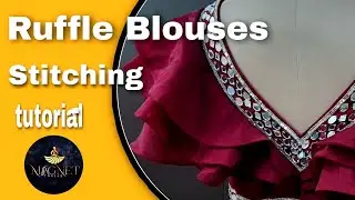 Ruffle Blouses Stitching||Ruffle Blouses Cutting & Stitching||how to make Ruffle| @Magnet Thread