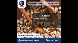 @jyothirmaiexim, Exporter of Premium Quality Millets from India #indianexporters #millets