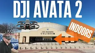 DJI Avata 2 Indoor Flight Inside Of An Arena