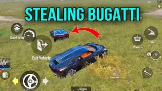 Stealing Bugatti after killing whole squad pubg mobile | iPad pro m2 90fps pubg