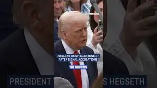 President Trump responds to new report of Pete Hegseth Signal chat #trump #foxnews #news #shorts