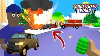 OM DUDE RIBUT LAGI SAMA PAK POLL || Dude Theft Wars 