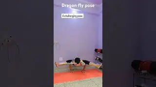 Dragon fly pose #asana #healthbenefits #yogaroutine