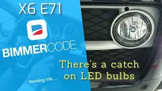 Обзор BimmerCode и подземного освещения X6 E71. Проблемы со светодиодными противотуманными фарами.