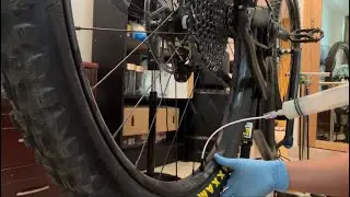 How to add Tubeless Sealant |  Twentyniner MTB Tire SANTA Cruz | OFW in Abu-dhabi