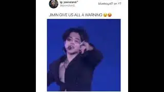 Devil works hard but Jimin's coat button works harder-😏😩 (permission to dance on stage)