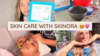 SKIN TREATMENT WITH SKINORA😍 | MUST TRY SKINORA👌😍 | VLOG 5❤️ #viral #skincare #skin #foryou
