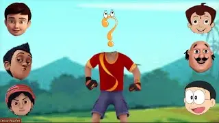 Shiva cartoon || Wrong Head Puzzle || Match the right head || Crazy Puzzles