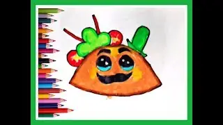 How to draw a sandwich | cartoon sandwich | junk food | food | Atifa Afrin.