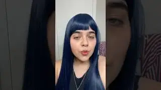 lil transition🤣 #bluehair #bluewig #wigs #transition #transitionvideo #fyp