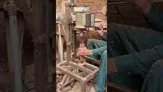 Custom Made Wood Drilling Machine | Manufacturing Movements #shorts