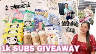 (CLOSED) 1k SUBSCRIBERS GIVEAWAY ♡ | + Birthday Vlog