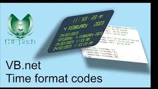 Date and time formats in vb.net using timer and labels