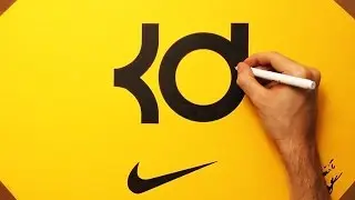 How to Draw the KD Logo Kevin Durant NBA Nike  | Fan Art